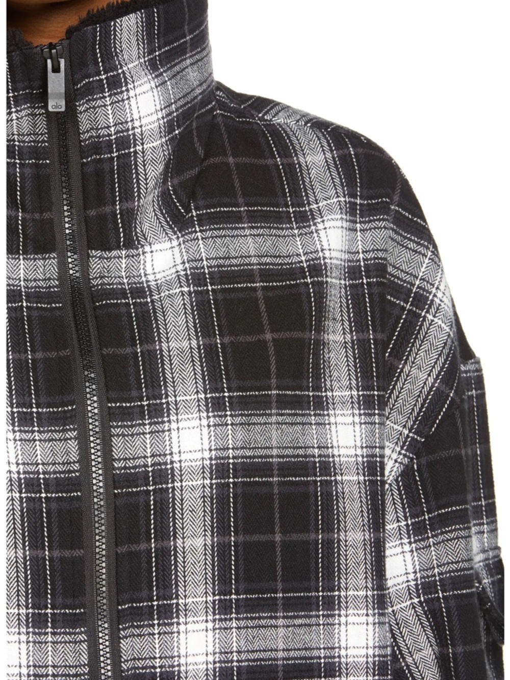 Alo Yoga Heritage Plaid Jacket Size Small - Picture 4 of 14
